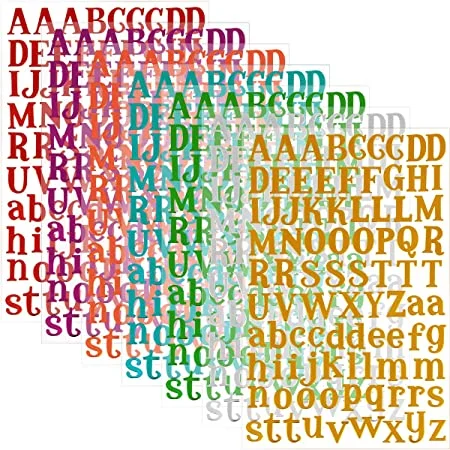 Custom Alphabet Stickers