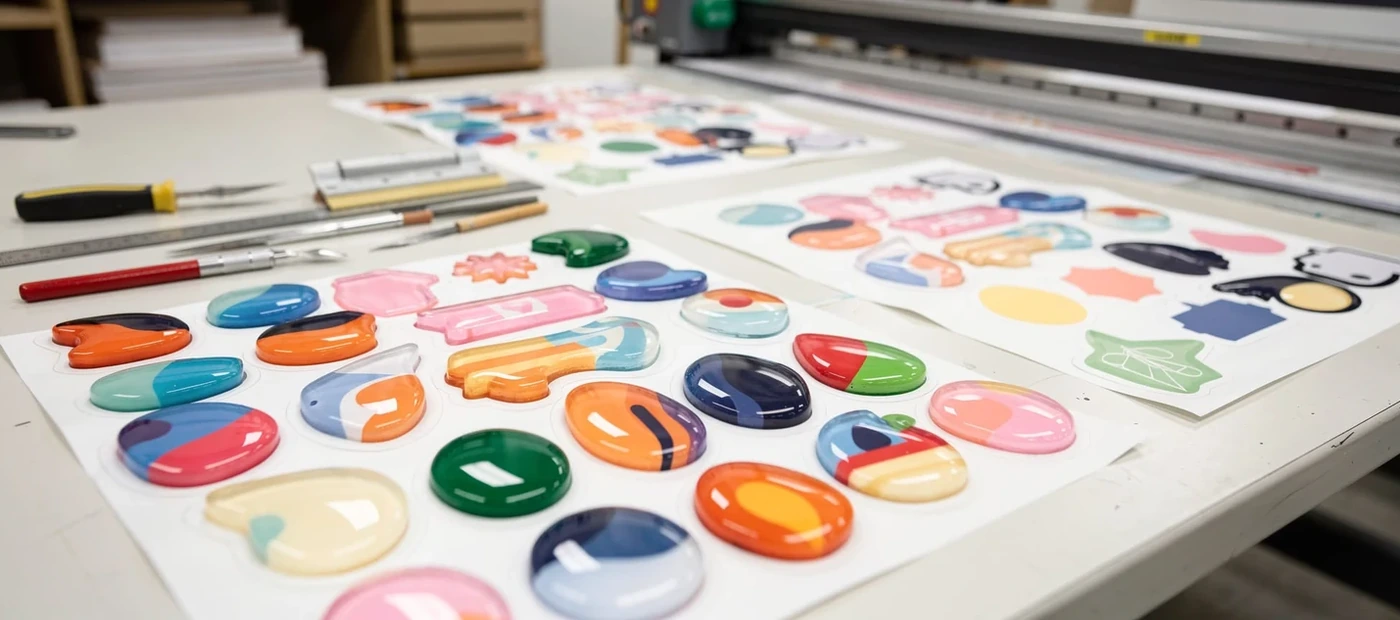 Custom Epoxy Stickers