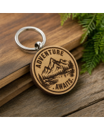 Custom Wooden Keychains — Laser-Cut and Engraved Plywood