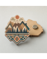 Custom Wood Fridge Magnets — Laser-Cut and Engraved Plywood