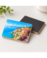 Custom Printed Wooden Fridge Magnets in Full-Color MDF