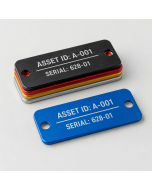 Custom Anodized Aluminum Asset Tags Built to Scan for the Life of the Asset