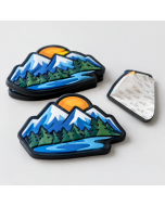Custom Self-Adhesive Soft PVC Rubber Labels for Bags, Cases, Packaging and Hard Goods
