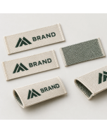 Custom Woven Tags: Damask Fabric Brand Labels Specified for Comfort, Legibility, and Clean Approval