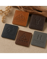 Custom Embossed PU Leather Brand Tags: Specify, Sample, and Test Before Bulk
