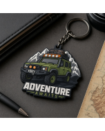 Custom Rubber Keychains in 2D Molded Soft PVC