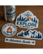 Custom Vinyl Transfer Stickers: Cut Vinyl Decals with Application Tape