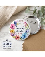 Custom printed pinback button concept image 1