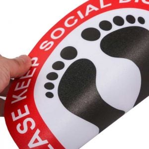Custom Social Distancing Floor Decal | Wholesale Social Distance Floor sticker 