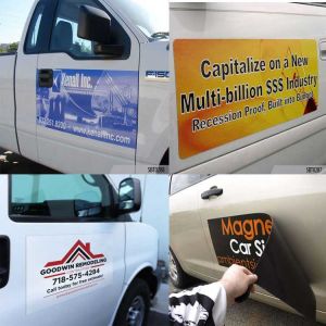 Car magnets custom printing | Wholesale custom magnetic bumper stickers for car