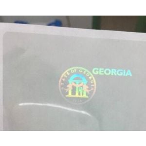 Custom Georgia Hologram Overlay Stickers | GA ID Hologram Overlay