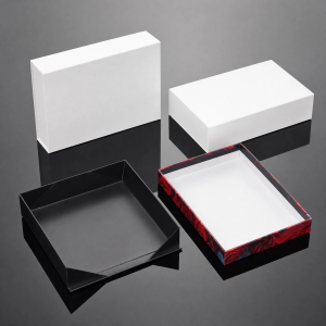 Custom Rigid Gift Boxes with a Two-Piece Lid and Base