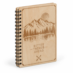 Custom Wooden Notebooks with Laser-Engraved Plywood Covers