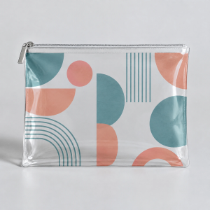 Custom Clear PVC Zipper Pouches for Branded Kits and Retail Packaging