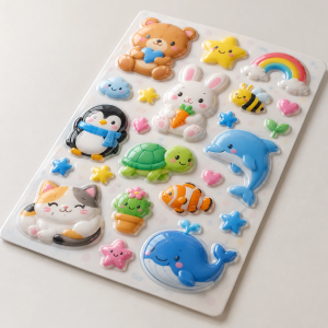 Custom Puffy Stickers: Custom 3D Puffy Sticker Sheets for Packaging, Brand Merch and Creator Runs
