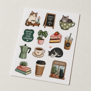 Custom Kiss-Cut Sticker Sheets for Brands, Creators, and Events