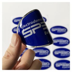 Custom wholesale personalized clear epoxy dome labels decals stickers