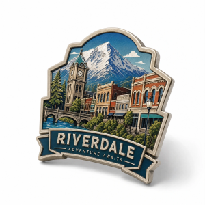 Custom Metal Fridge Magnets in Die-Cast Zinc Alloy