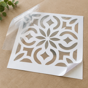 Custom Adhesive Stencils: Self-Adhesive Vinyl Stencil Masks for Crisp, Bleed-Resistant Paint Lines