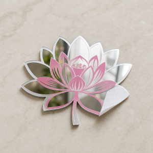 Custom Acrylic Mirror Stickers: Self-Adhesive PMMA Mirror Decals Cut to Your Shape