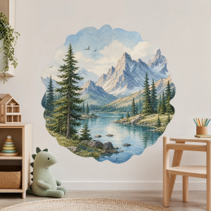 Custom Printed Vinyl Wall Decals Matched to Your Wall, Paint, and Timeline