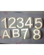 Custom cheap words number reflective decals stickers for motorcycle