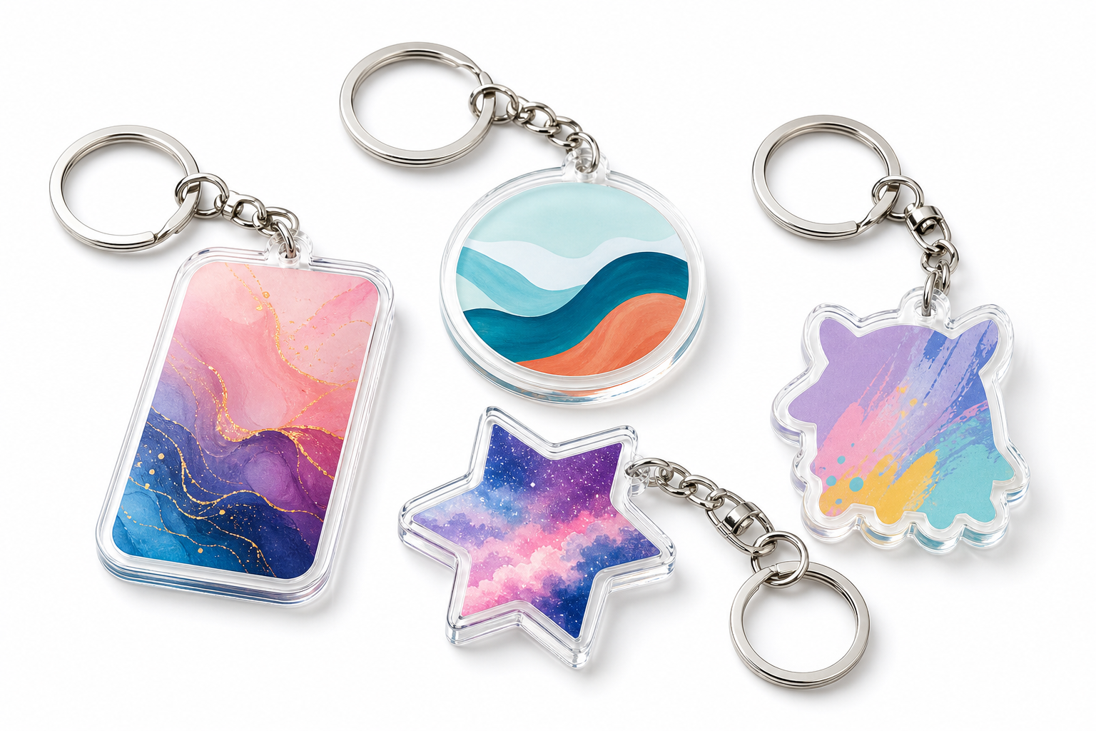 Custom Acrylic Keychains product sample image