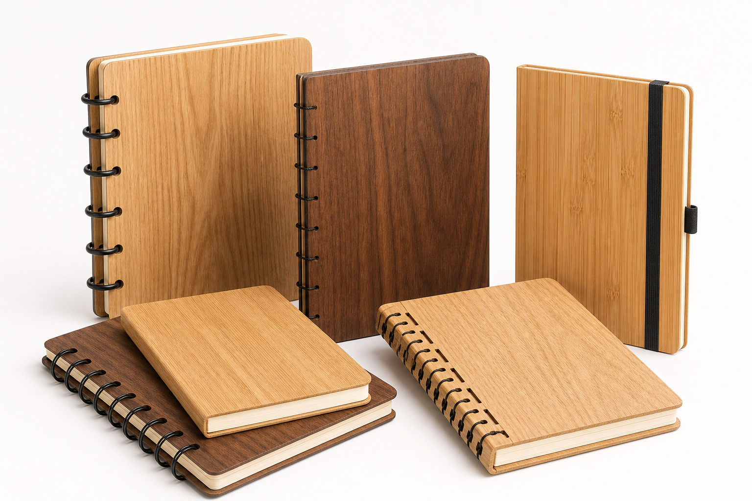 Custom Wooden Notebooks product sample image
