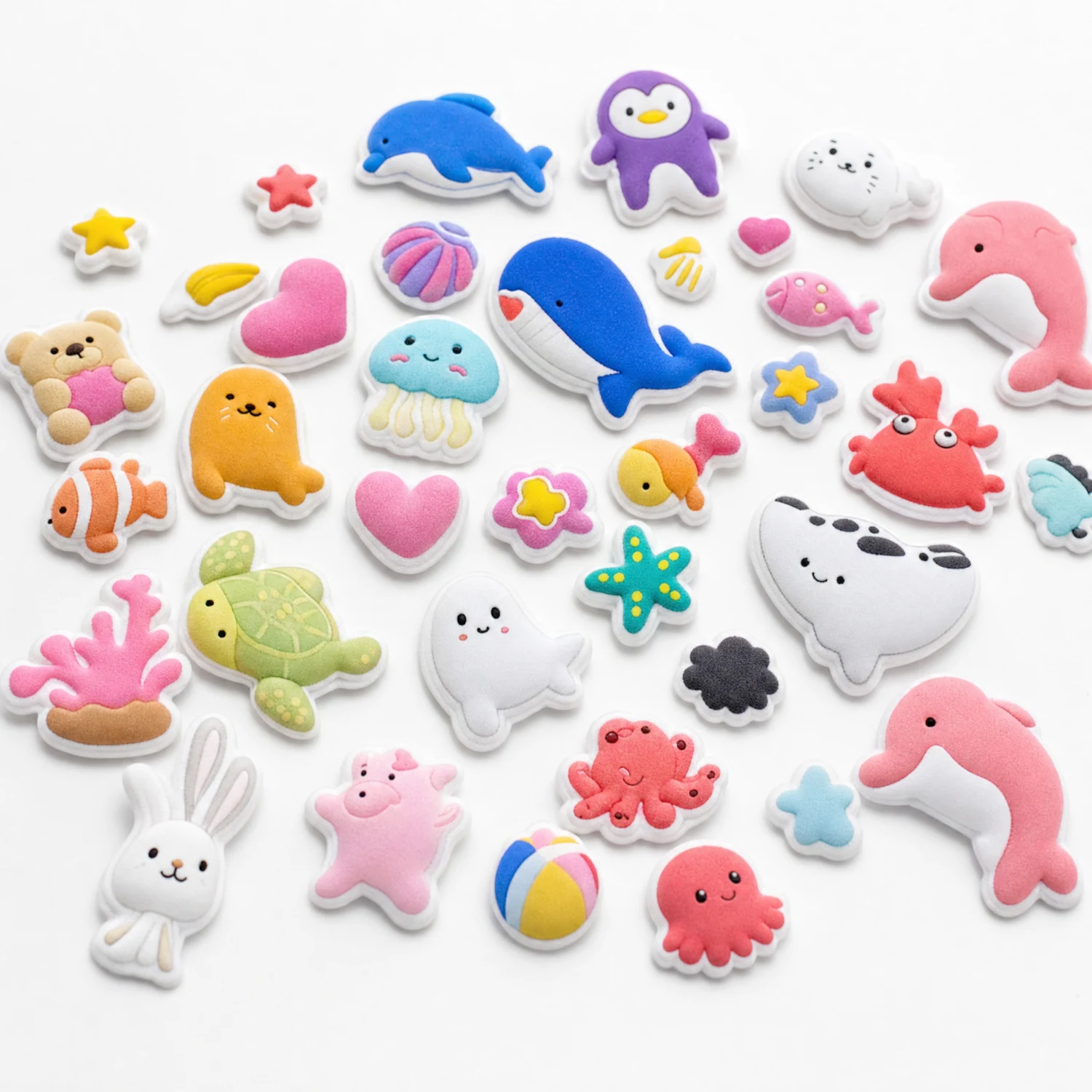 Custom puffy stickers sample image