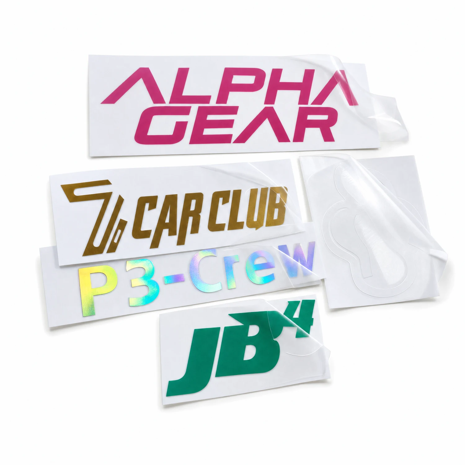 Custom transfer stickers sample image