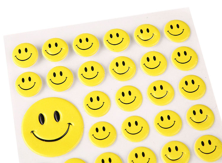 emoji puffy sticker sheet