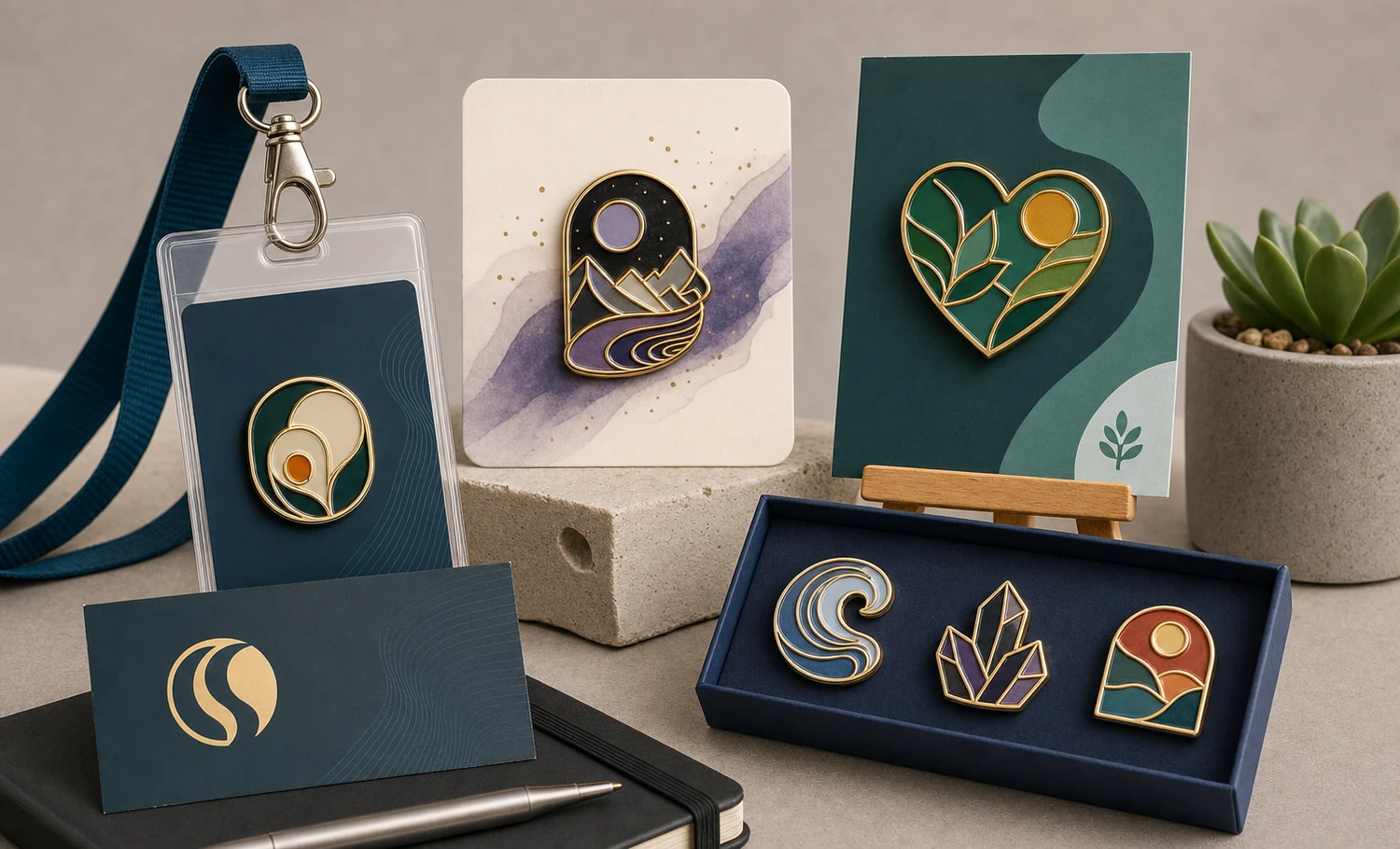 Custom soft enamel pin procurement and application scenarios Custom soft enamel pins arranged for business events, artist merchandise, clubs, and collector displays