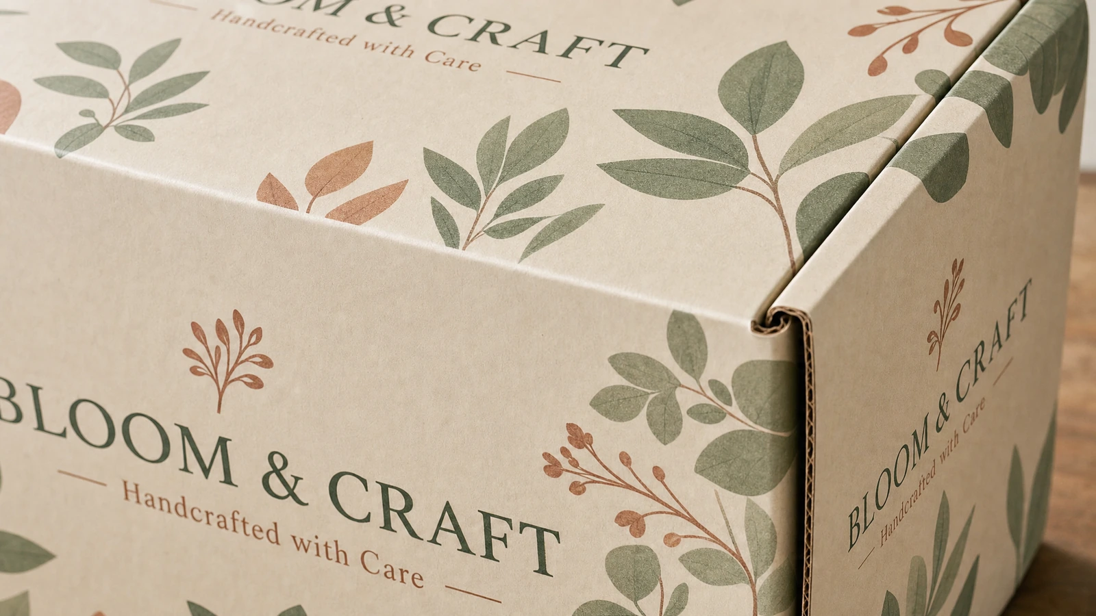 Dimensioned roll-end tuck-top mailer box showing internal length width depth and readable dieline labels
