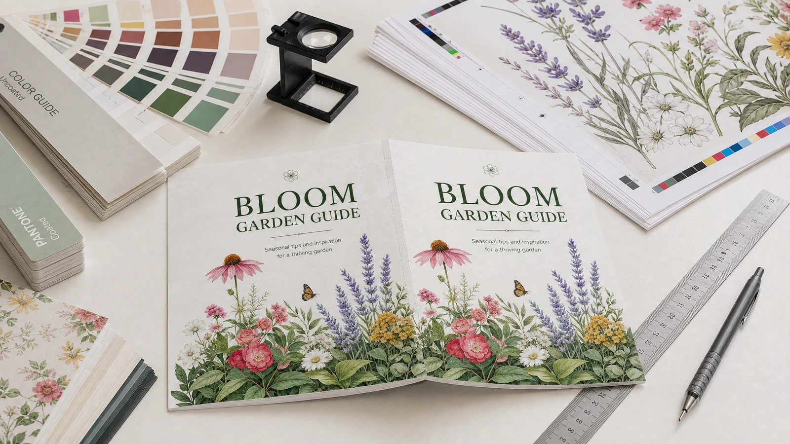 Comparison of booklet sizes showing safe margins, readable type, and page proportions