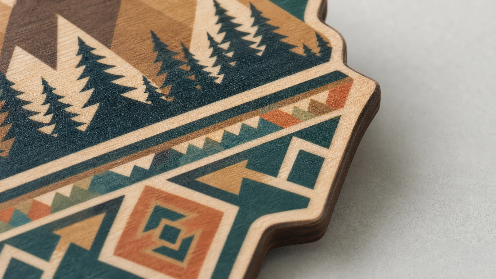 Surface and backing concepts for sample evaluation Illustrative plywood surface samples and magnetic backing concepts awaiting specification and testing