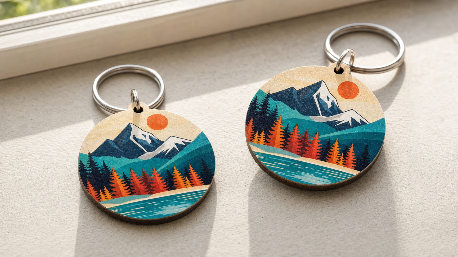 Separate design approval, sampling, and production release Illustrative MDF keychain ordering sequence from artwork and material review to sample and assembly
