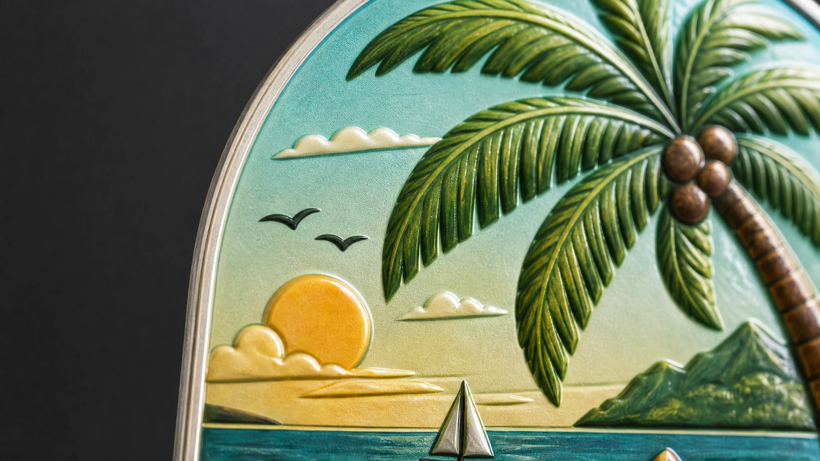 Face finish and magnetic backing concepts subject to approval Illustrative embossed tinplate face treatments and magnetic backing configurations