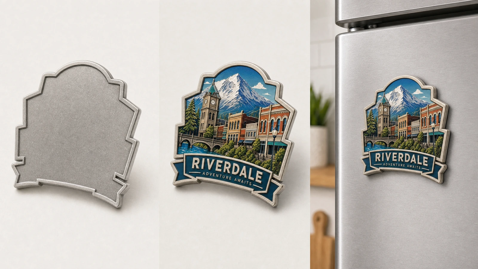 Prepare a clear artwork package before tooling approval Artwork preflight concept showing a magnet silhouette, relief drawing, and color references