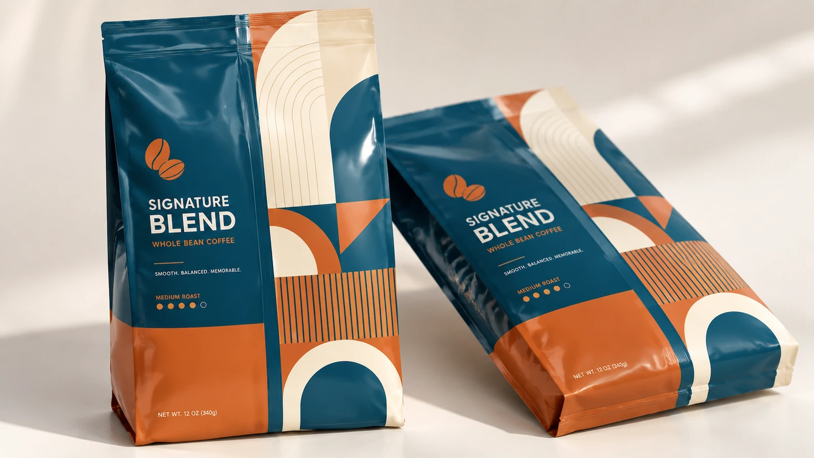 Define printing, lamination, forming, and trial approval as separate production stages Illustrative packaging workflow from printed film and laminate samples to formed center-seal pouches