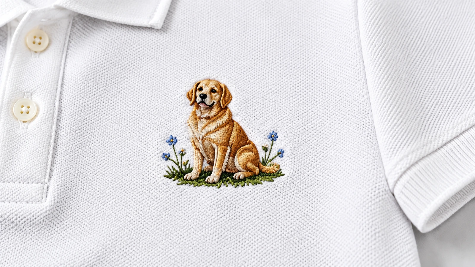 Fabric surface and stabilizer backing options Cotton pique surface compared with jersey and cutaway versus tearaway embroidery backing