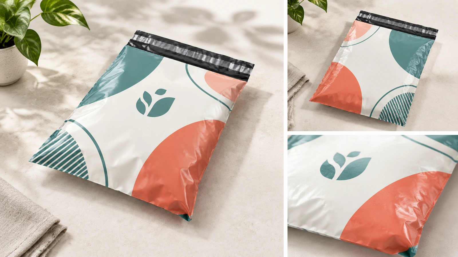 Organize shipment receiving and repeat-order consistency Illustrative bundled printed mailers with shipping cartons and an approved-sample reference for reorders