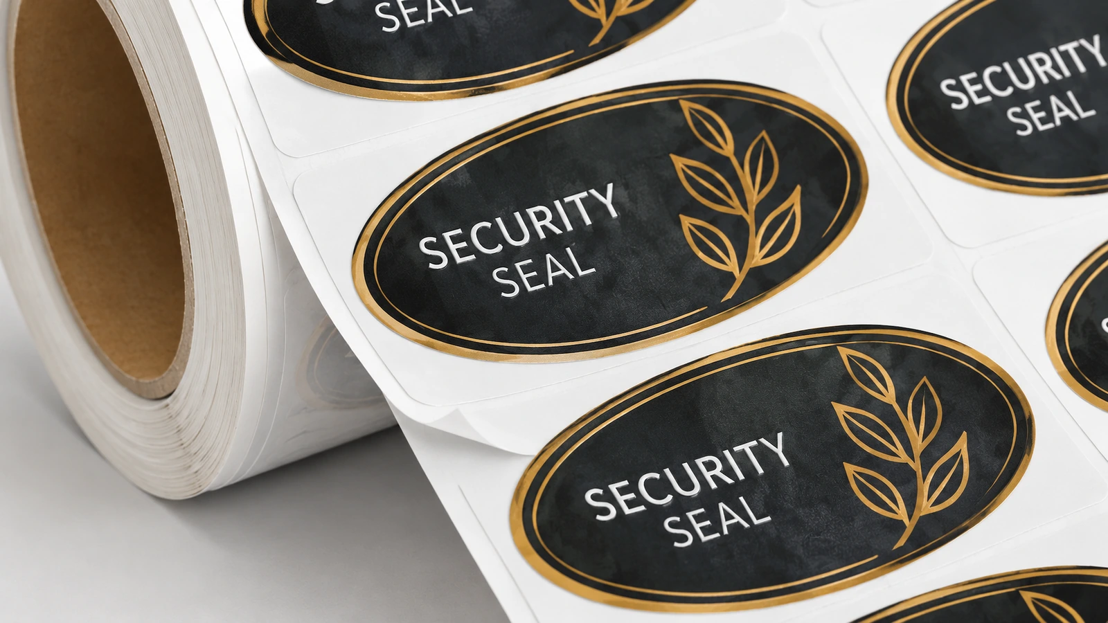 Surface and liner backing options for eggshell labels Eggshell label samples on metal, glass, ABS and PP surfaces with glassine and coated liners