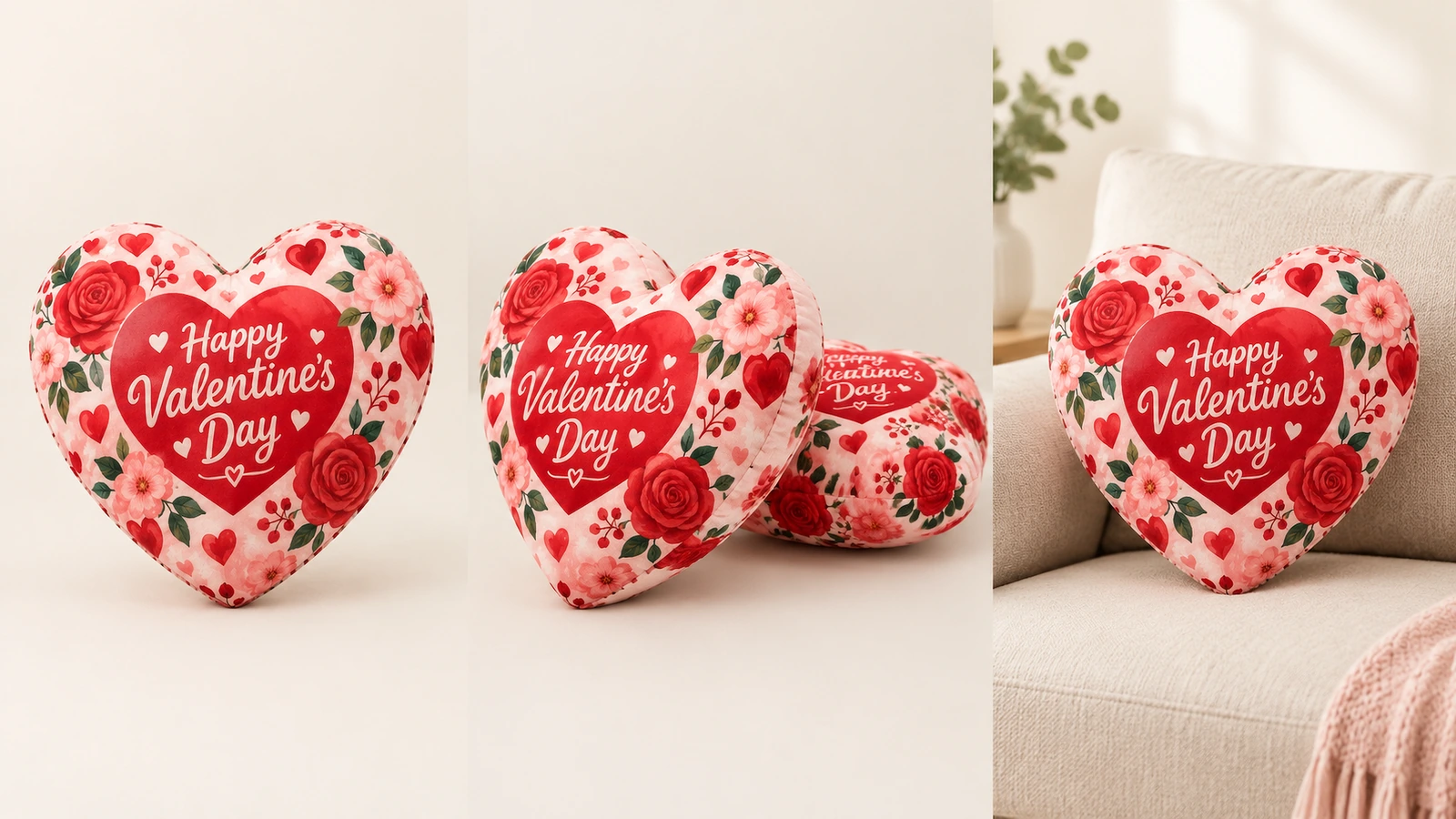 Artwork preflight check for resolution and heart crop on a custom pillow proof