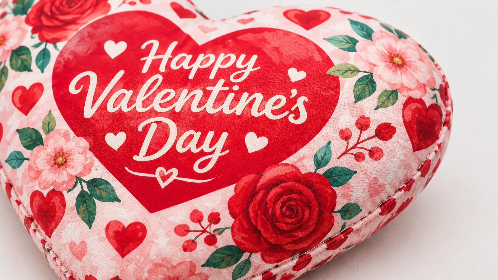 Minky plush and polyester heart pillow surfaces with zipper and sewn back options