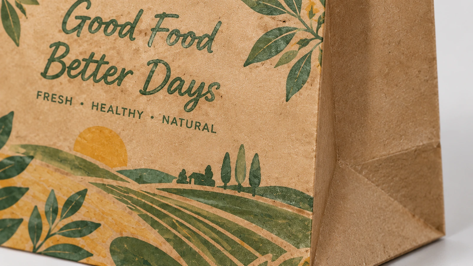 Kraft paper surface samples and interior flat-handle attachment details under review