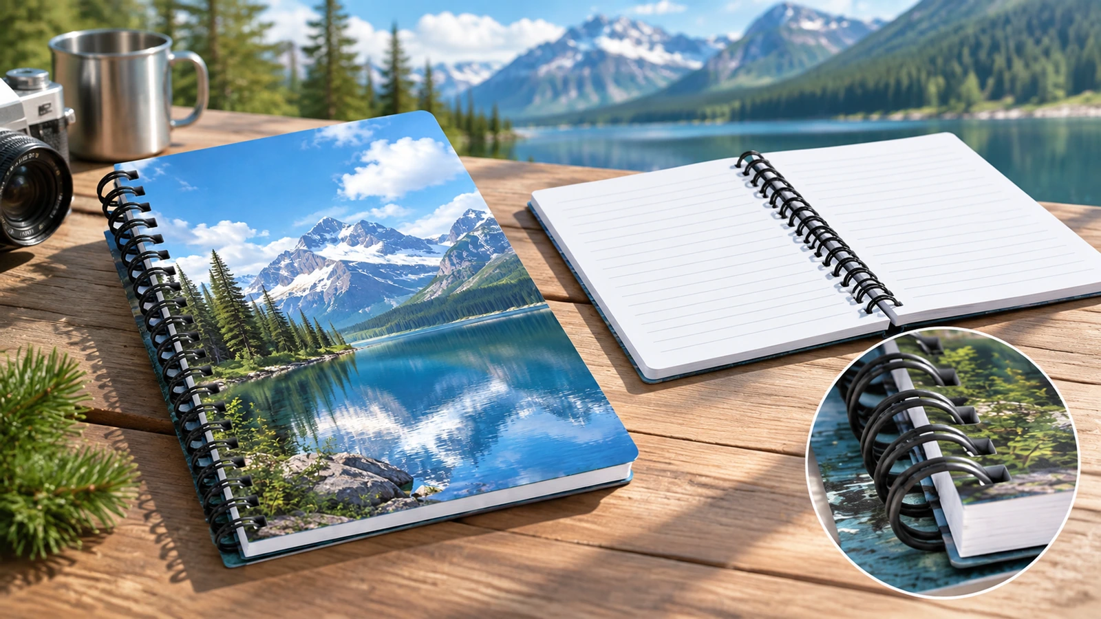 Review carton protection and retain specifications for reordering Illustrative protective notebook packing beside an approved reference sample for repeat orders
