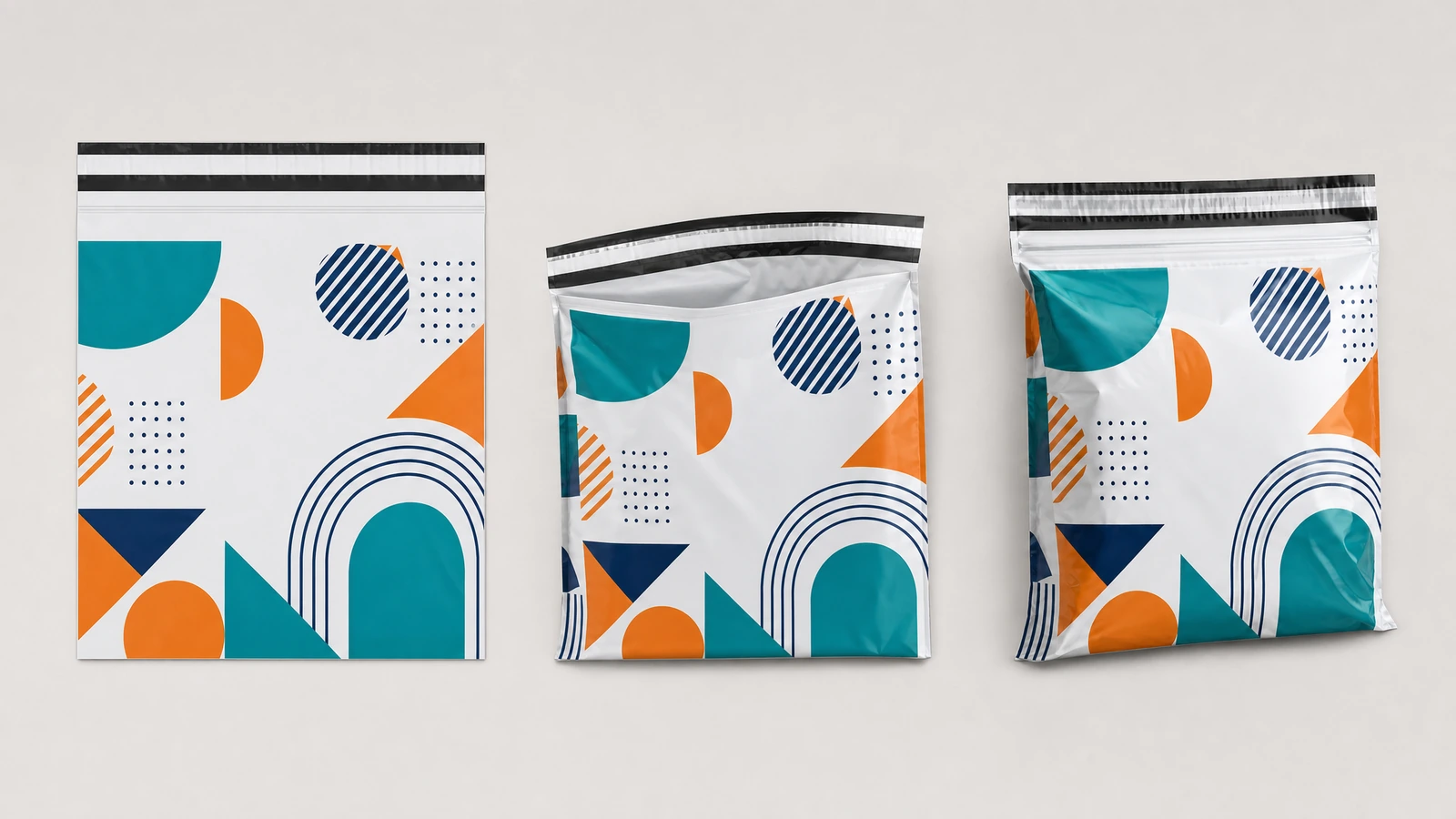 Illustrative artwork preflight comparing a mailer dieline with print and label placement samples