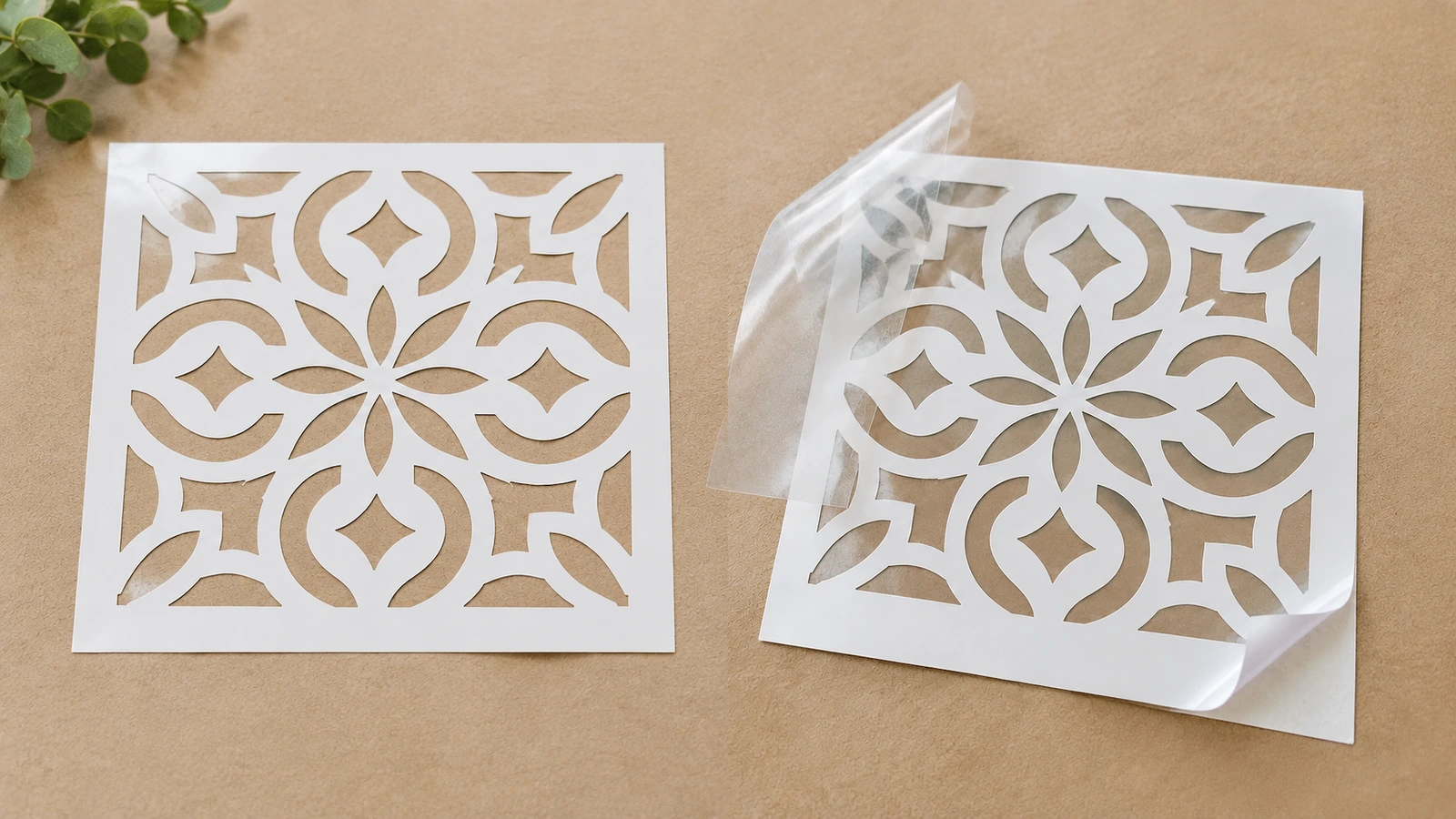 Stencil letter height and sheet size guide Adhesive stencil letter heights compared for readability and handling