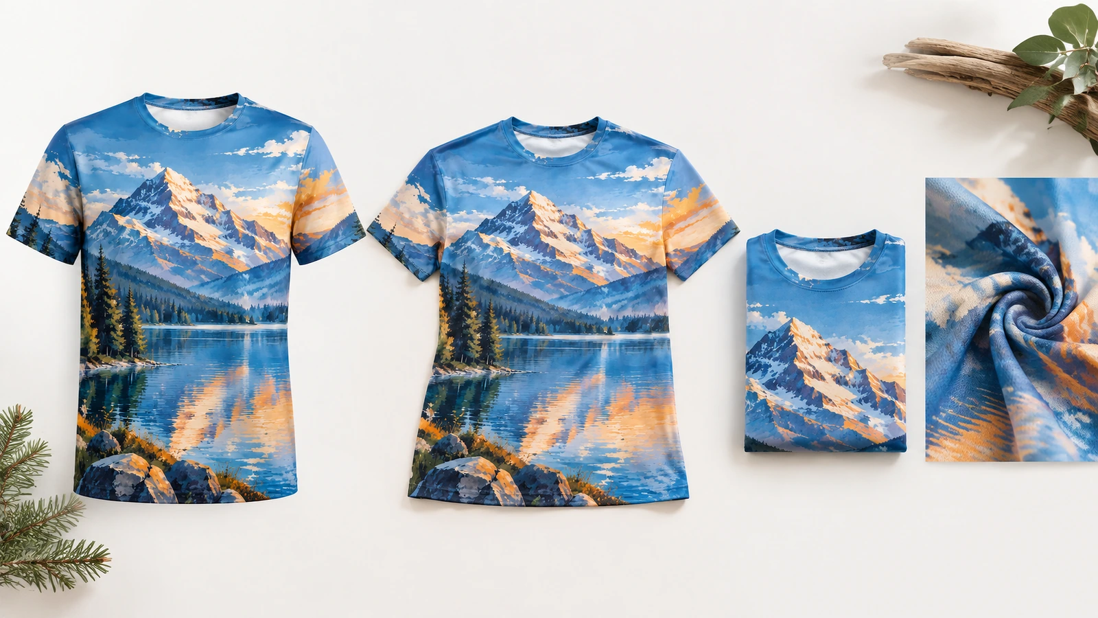 Designer preflighting a mirrored 300 DPI sublimation file with ICC color proof