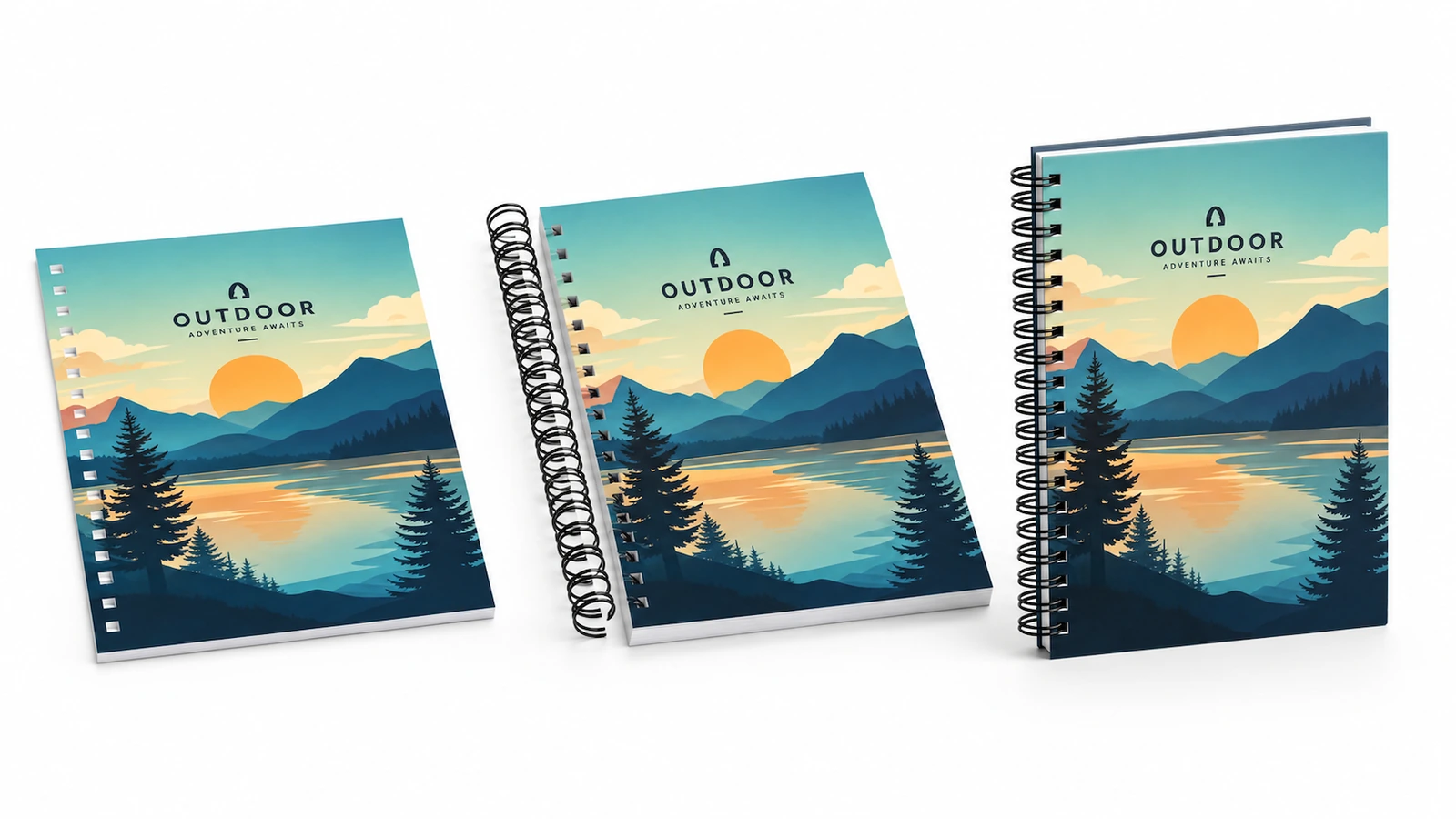 Check artwork against the approved production template Concept artwork preflight showing separate trim, bleed and binding exclusion areas for a notebook page